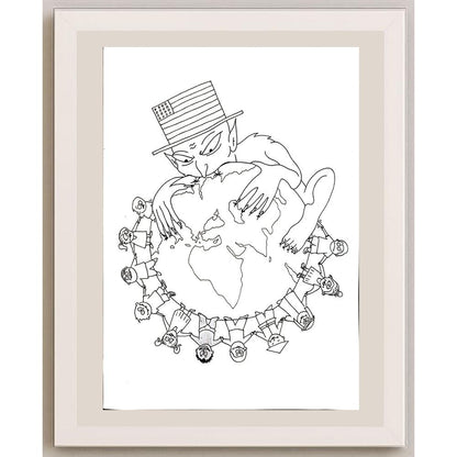 Kamile Tuncay 29x21cm Orijinal Karikatür BOD04443