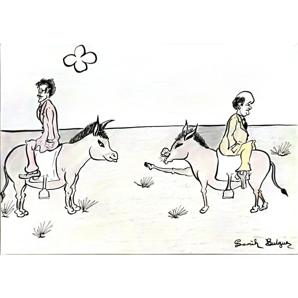 Semih Bulgur 29x21cm Orijinal Karikatür BOD04445