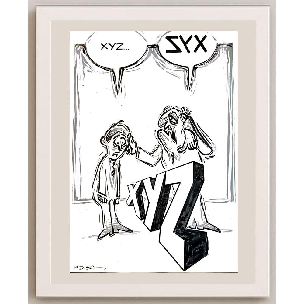 Mustafa Bora 29x21cm Orijinal Karikatür BOD04446