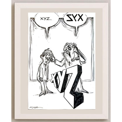 Mustafa Bora 29x21cm Orijinal Karikatür BOD04446
