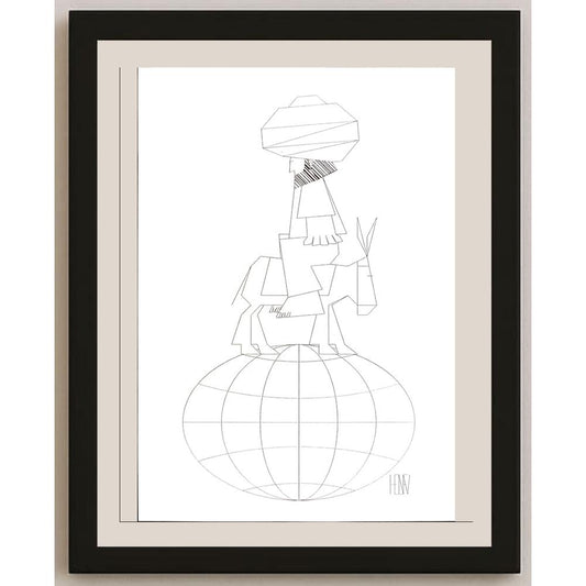 Mehmet Hakan Helvacı 29x21cm Orijinal Karikatür BOD04447