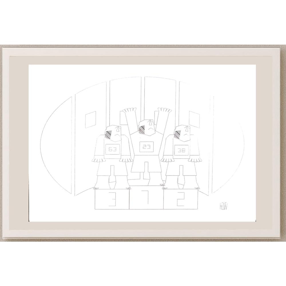 Mehmet Hakan Helvacı 43x30cm Orijinal Karikatür BOD04448