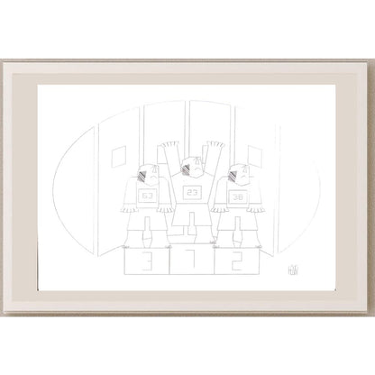 Mehmet Hakan Helvacı 43x30cm Orijinal Karikatür BOD04448
