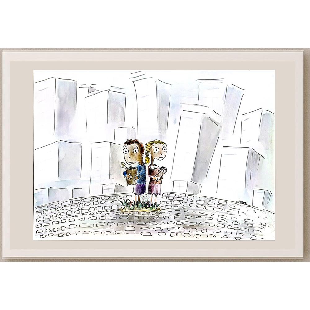 Zafer Yetik 35x25cm Orijinal Karikatür BOD04451