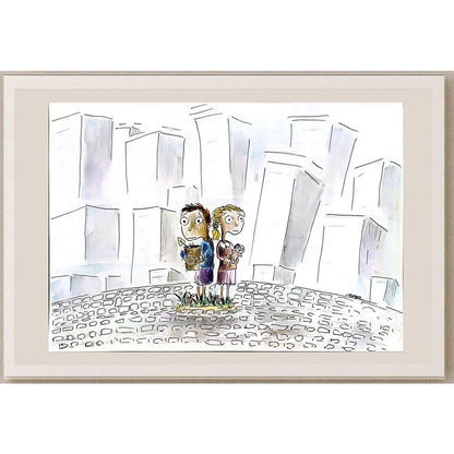 Zafer Yetik 35x25cm Orijinal Karikatür BOD04451