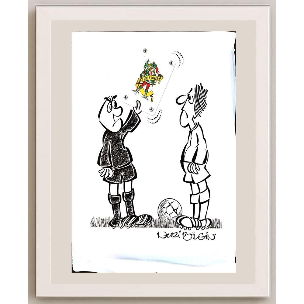 Nuri Bilgin 35x25cm Orijinal Karikatür BOD04455