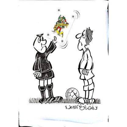 Nuri Bilgin 35x25cm Orijinal Karikatür BOD04455