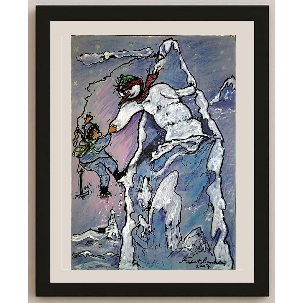 Ferhat Demirtaş 29x21cm Orijinal Karikatür BOD04456