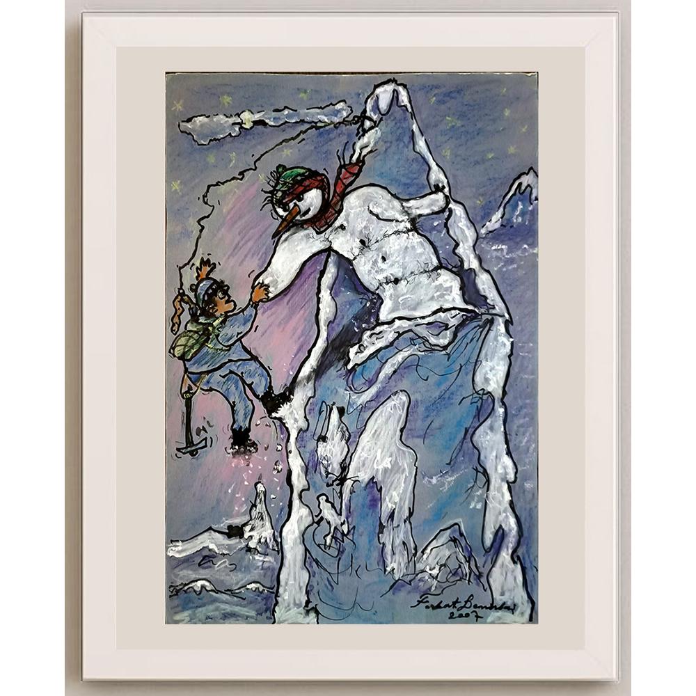 Ferhat Demirtaş 29x21cm Orijinal Karikatür BOD04456