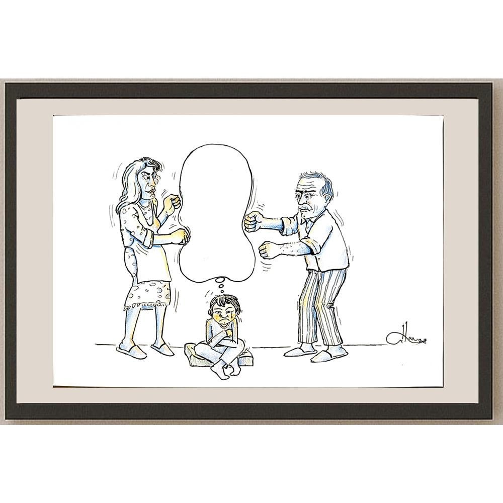 Orhan Zafer 29x21cm Orijinal Karikatür BOD04461