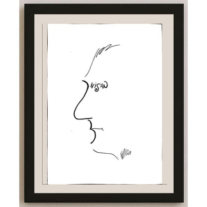 Uğur Pamuk 29x21cm Orijinal Karikatür BOD04463