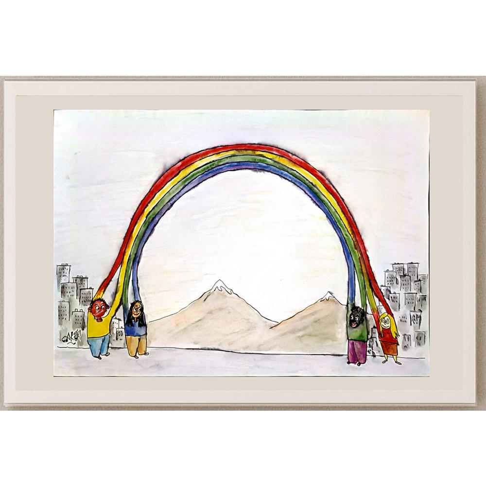 Abdülkadir Uslu 35x25cm Orijinal Karikatür BOD04465