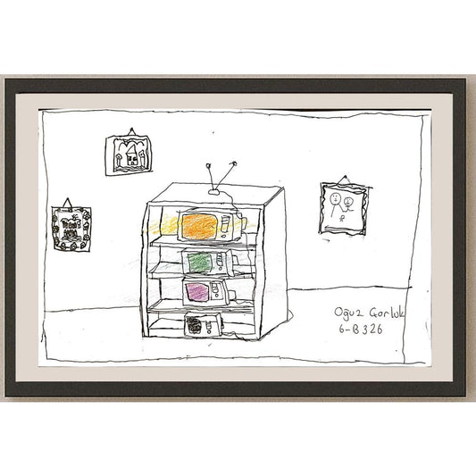 Oğuz Çorluk 33x23cm Orijinal Karikatür BOD04467