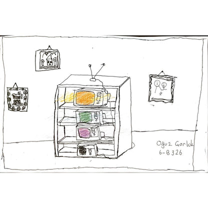 Oğuz Çorluk 33x23cm Orijinal Karikatür BOD04467