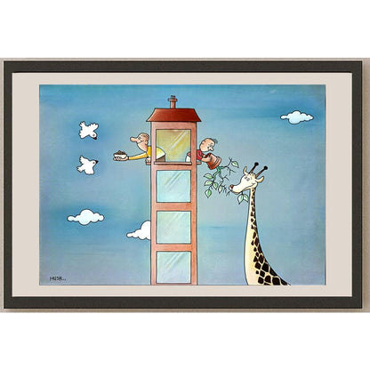 Musa Gümüş 35x25cm Orijinal Karikatür BOD04472