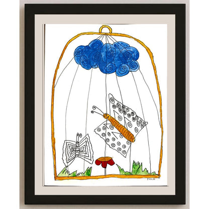 FatihŞentuğ 35x25cm Orijinal Karikatür BOD04474