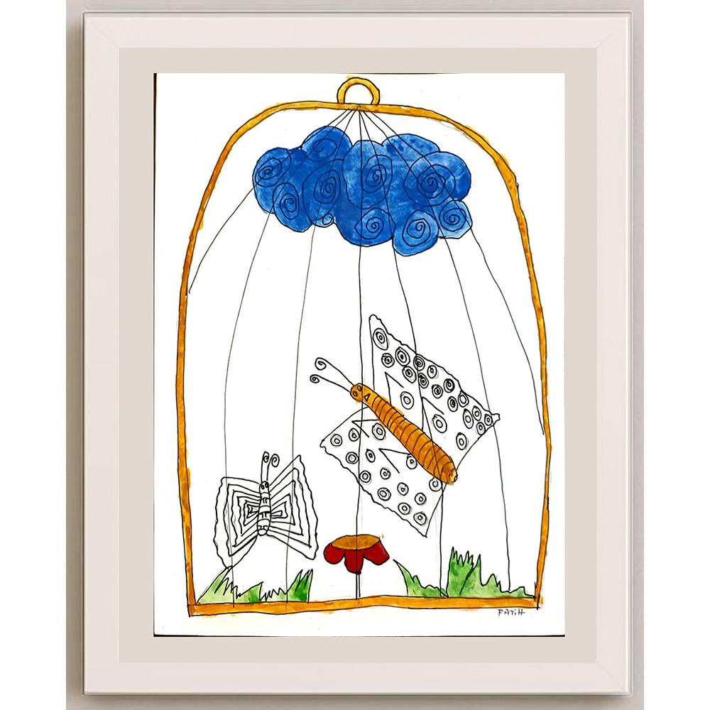 FatihŞentuğ 35x25cm Orijinal Karikatür BOD04474