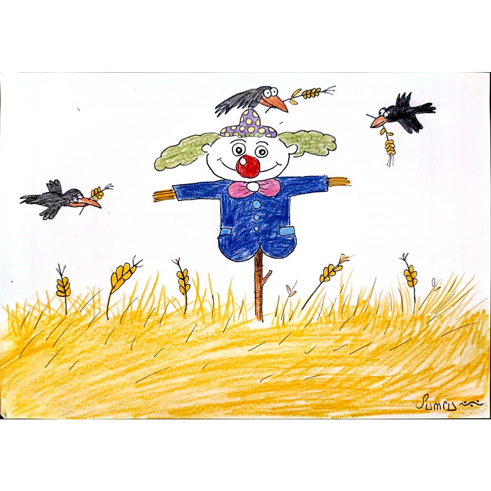 Sumru Gözaydın 35x25cm Orijinal Karikatür BOD04476