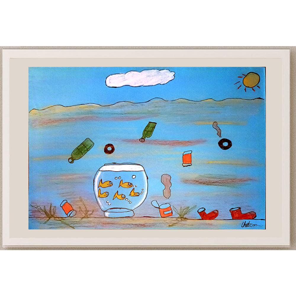 Umutcan Semizoğlu 35x25cm Orijinal Karikatür BOD04478