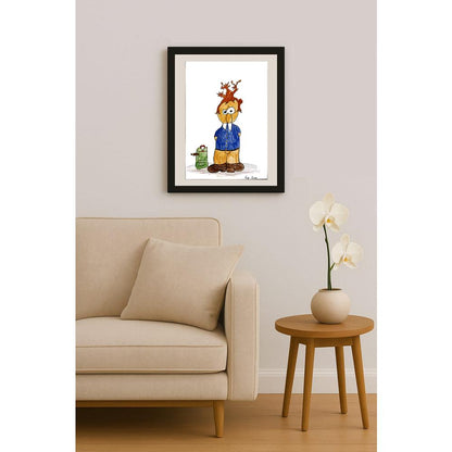 Ege Duran 35x25cm Orijinal Karikatür BOD04479