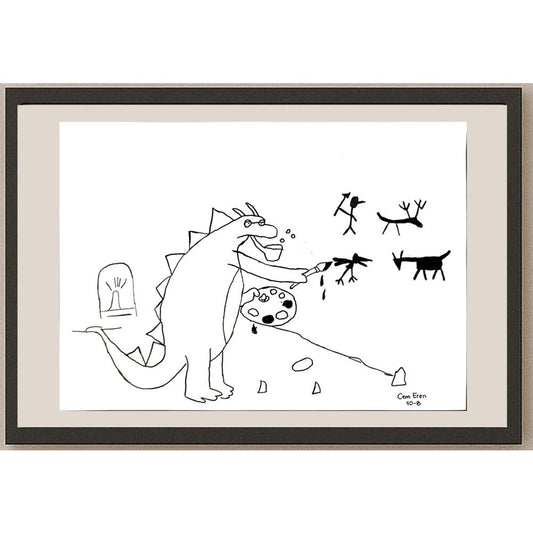Cem Eren 29x21cm Orijinal Karikatür BOD04482