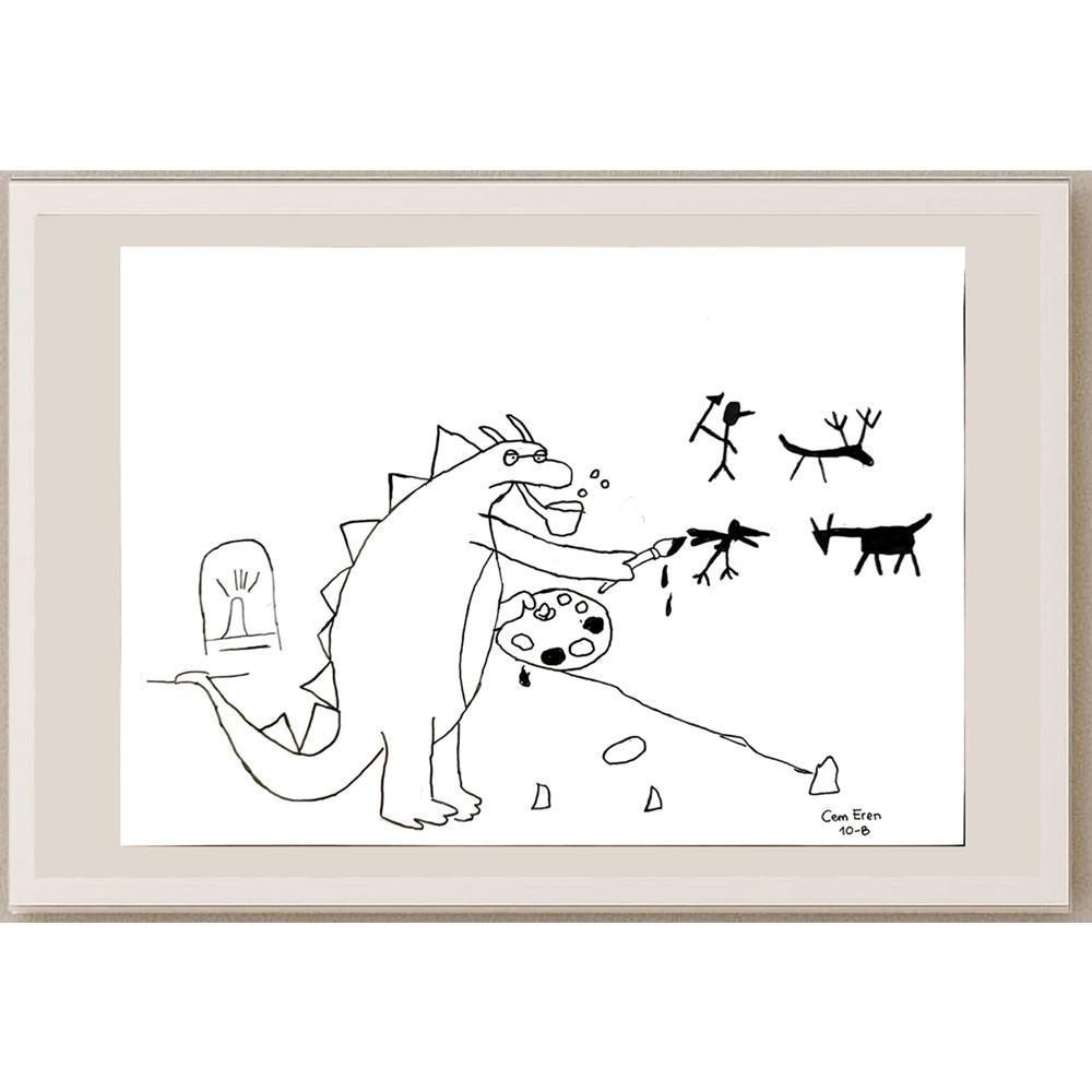 Cem Eren 29x21cm Orijinal Karikatür BOD04482