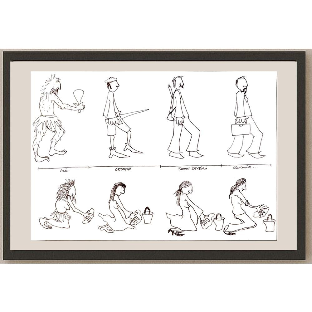 Fetih Ormancı 29x21cm Orijinal Karikatür BOD04483