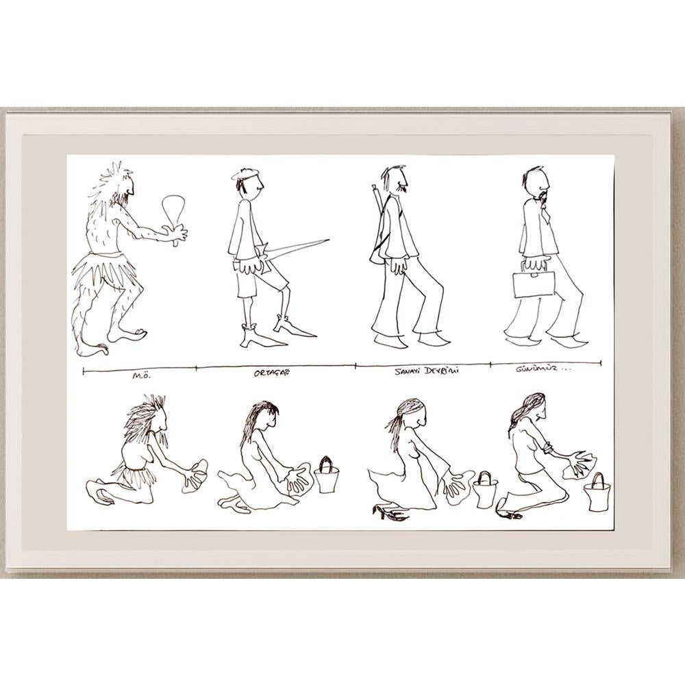 Fetih Ormancı 29x21cm Orijinal Karikatür BOD04483