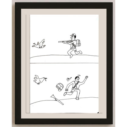 Eray Turan 29x21cm Orijinal Karikatür BOD04484