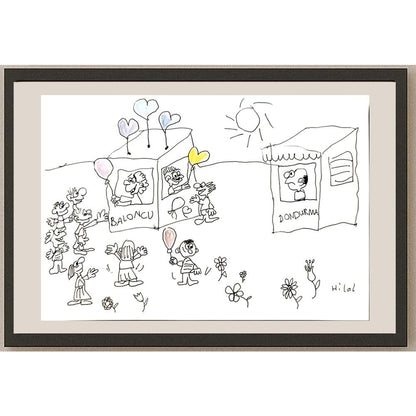 Hilal Yıldız 29x21cm Orijinal Karikatür BOD04486