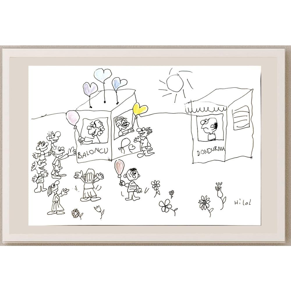 Hilal Yıldız 29x21cm Orijinal Karikatür BOD04486