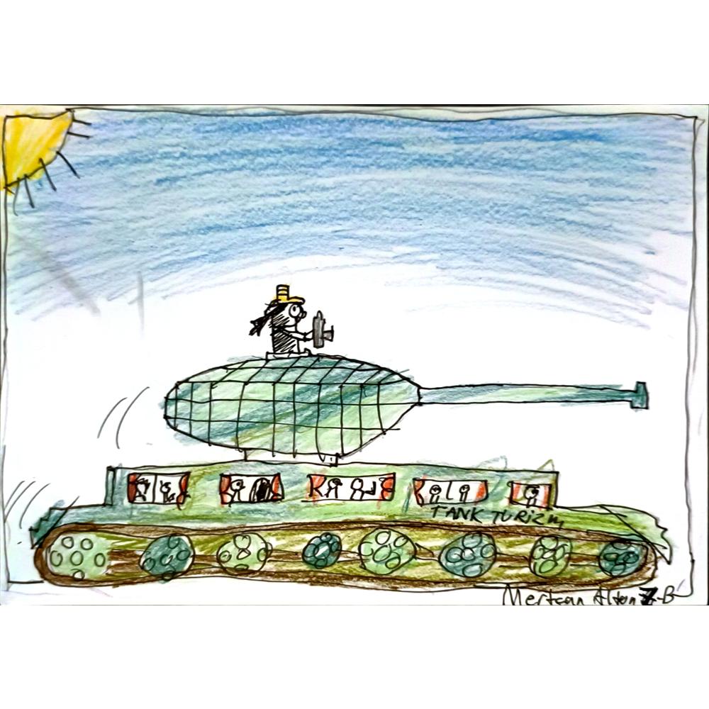 Mertcan Altun 24x17cm Orijinal Karikatür BOD04488