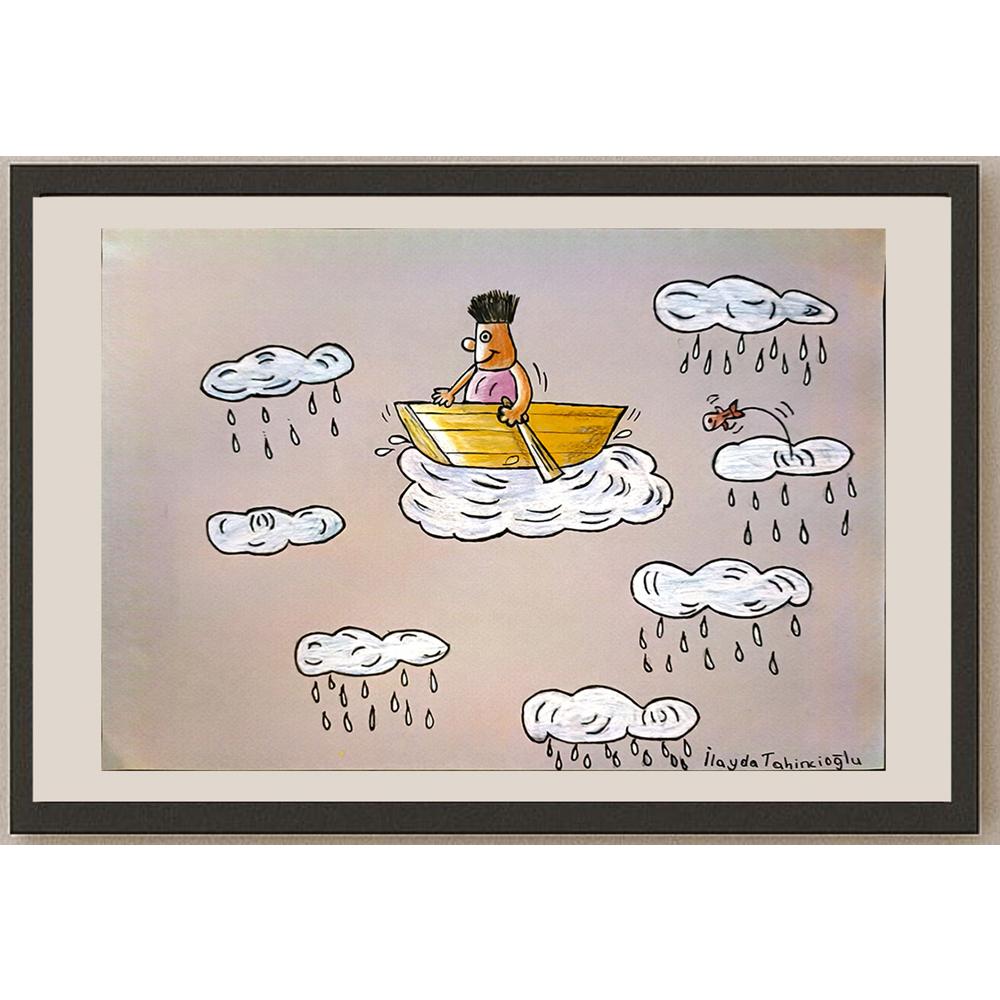 İlayda Tahincioğlu 35x25cm Orijinal Karikatür BOD04492