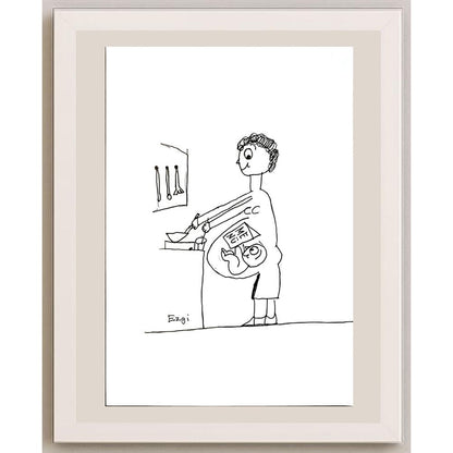 Ezgi Ece 29x21cm Orijinal Karikatür BOD04498