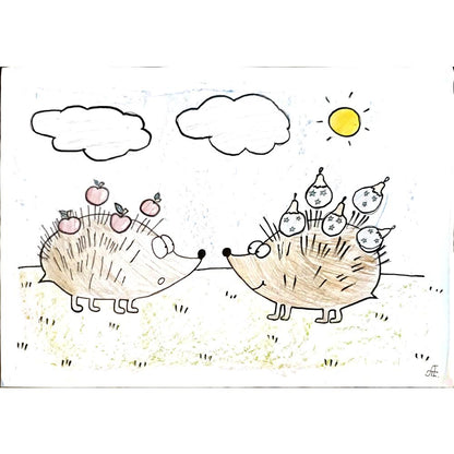 Sasha Torgova 43x30cm Orijinal Karikatür BOD04500
