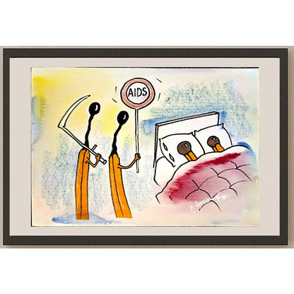 Chernyshev Nickolay 43x30cm Orijinal Karikatür BOD04501