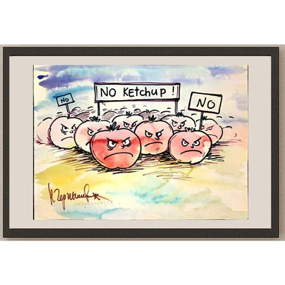 Chernyshev Nickolay 43x30cm Orijinal Karikatür BOD04507
