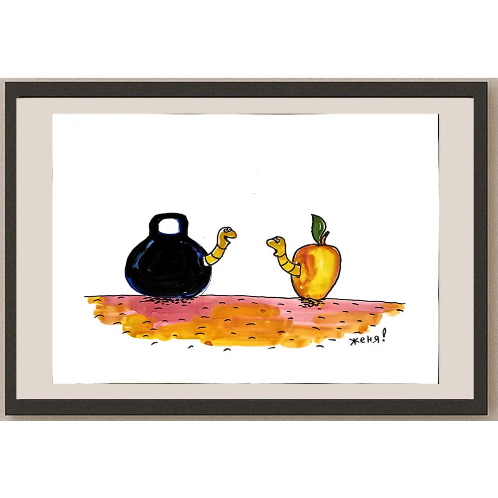 Zhenya Chernyshev 43x30cm Orijinal Karikatür BOD04508