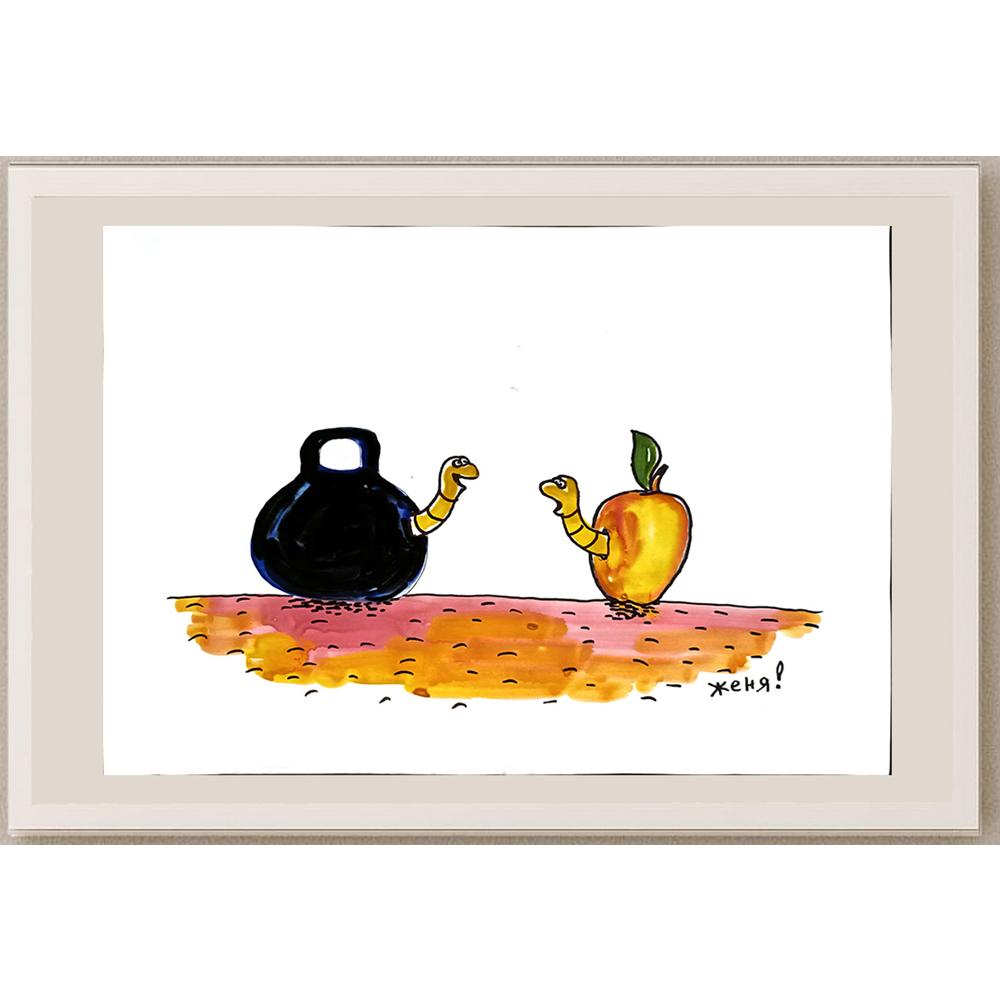 Zhenya Chernyshev 43x30cm Orijinal Karikatür BOD04508