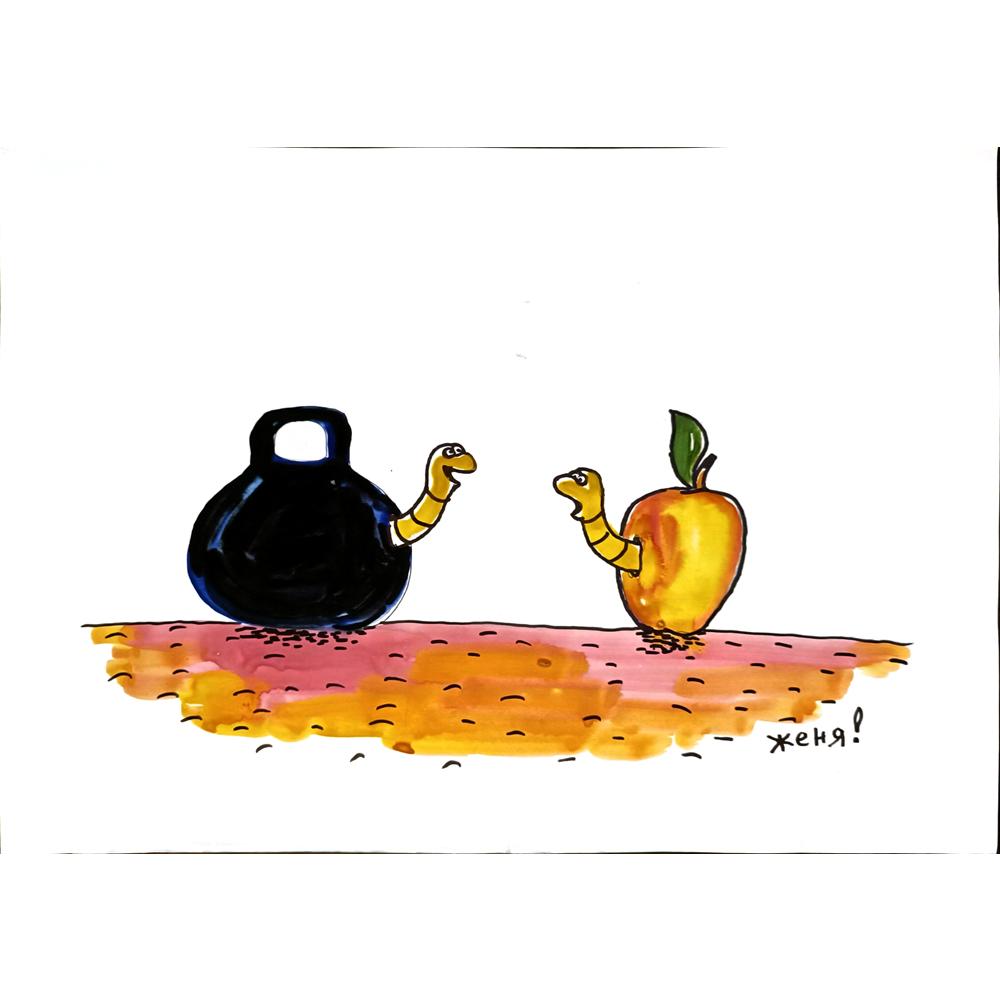 Zhenya Chernyshev 43x30cm Orijinal Karikatür BOD04508