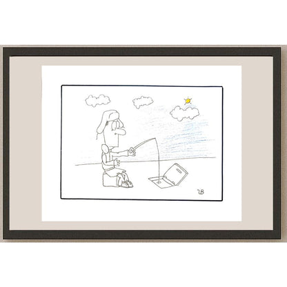 Vanya Bychkov 43x30cm Orijinal Karikatür BOD04510