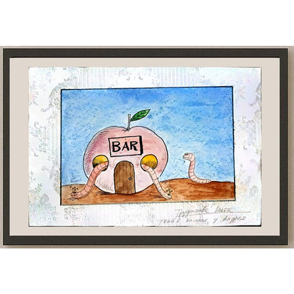 Shaihislamova Nelli 43x30cm Orijinal Karikatür BOD04517