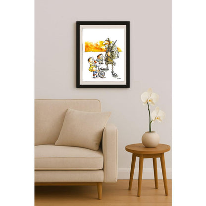 Edmilson Avancine 43x30cm Orijinal Karikatür BOD04524