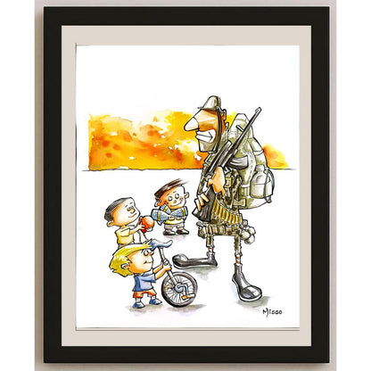 Edmilson Avancine 43x30cm Orijinal Karikatür BOD04524