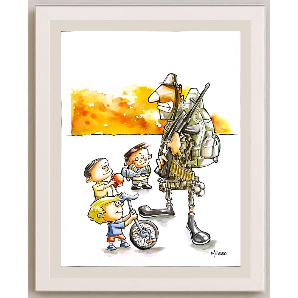 Edmilson Avancine 43x30cm Orijinal Karikatür BOD04524