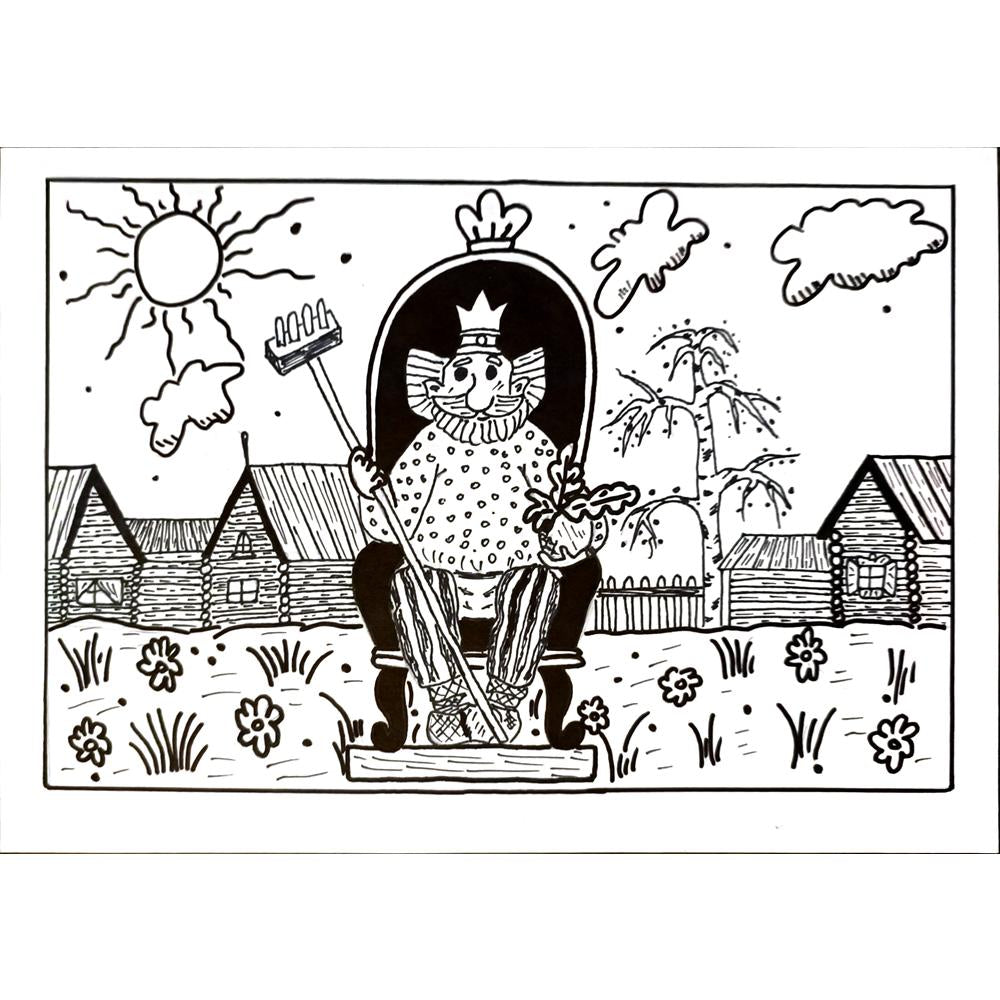 Victoria Evtikhieva 29x21cm Orijinal Karikatür BOD04531