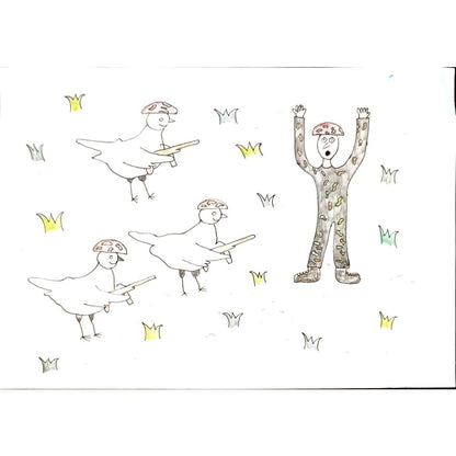 Anton Shpakov 29x21cm Orijinal Karikatür BOD04533