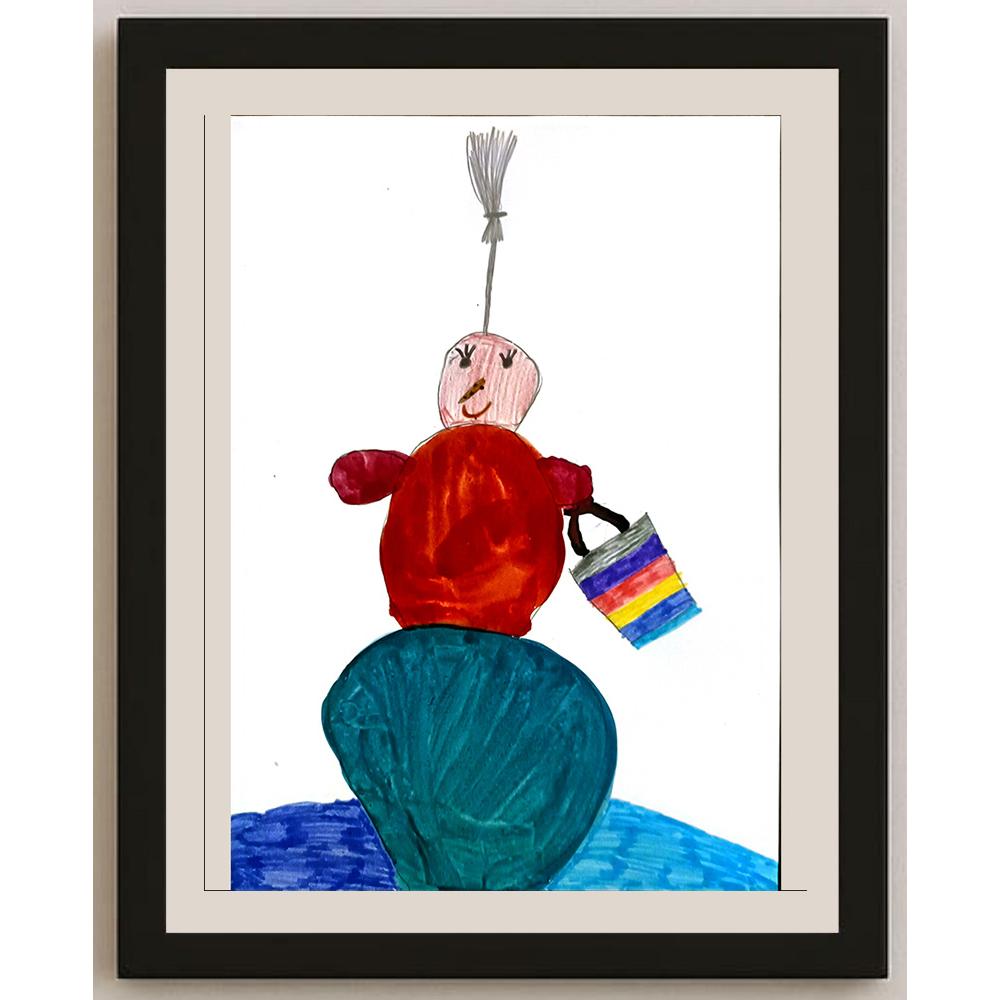Sasha Kulikova 29x21cm Orijinal Karikatür BOD04535