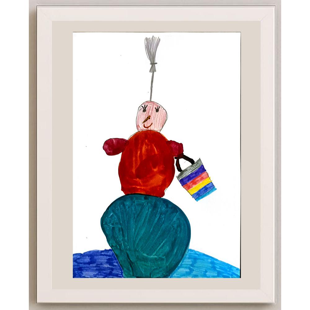 Sasha Kulikova 29x21cm Orijinal Karikatür BOD04535