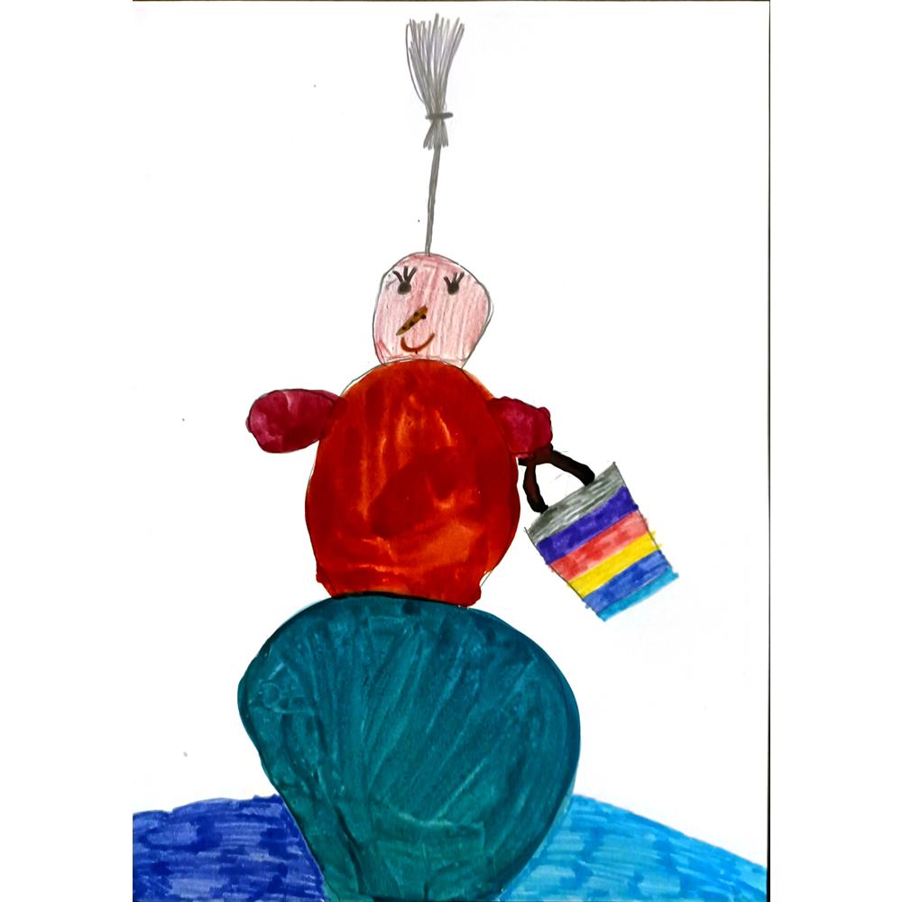 Sasha Kulikova 29x21cm Orijinal Karikatür BOD04535